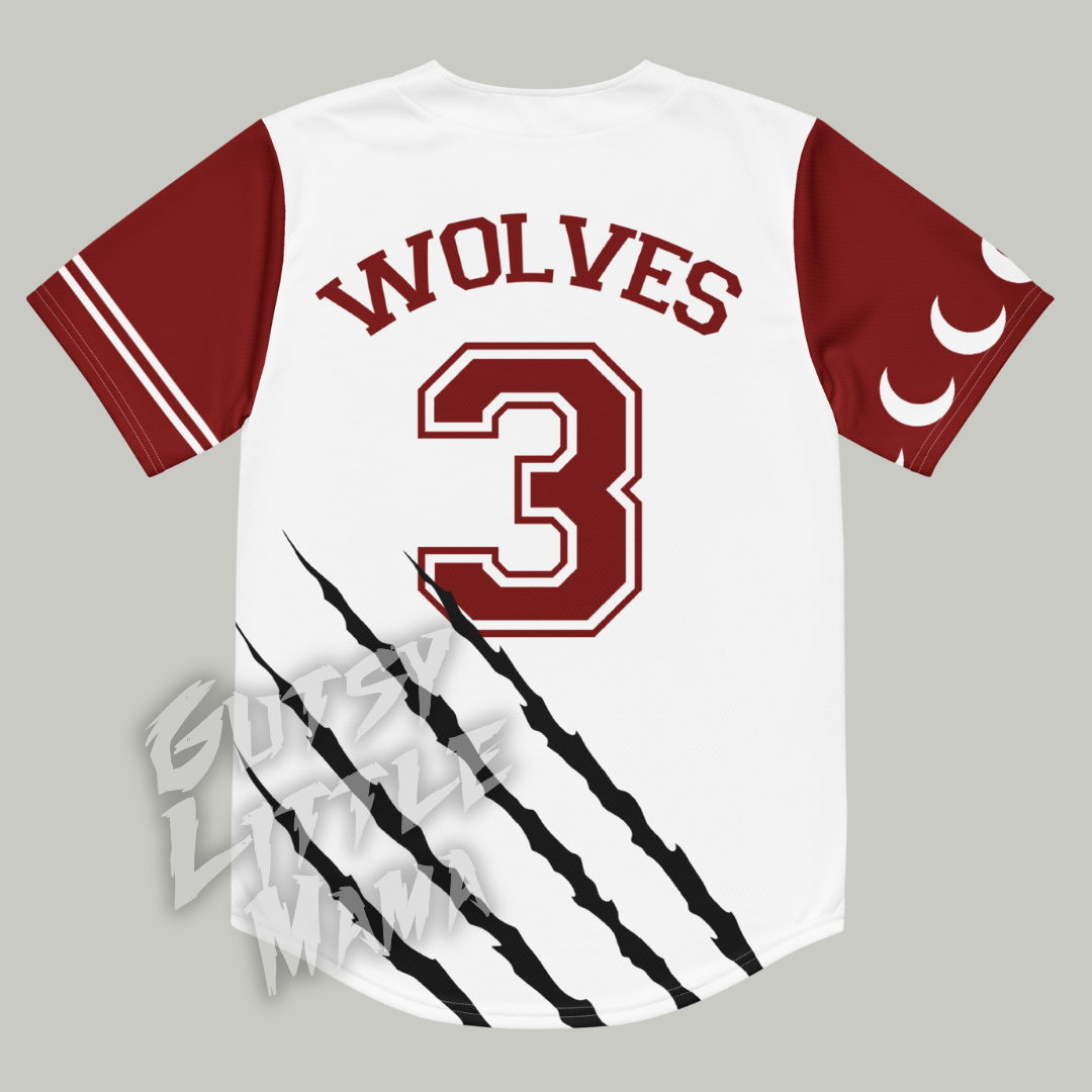 Lunathion Wolves Baseball Jersey