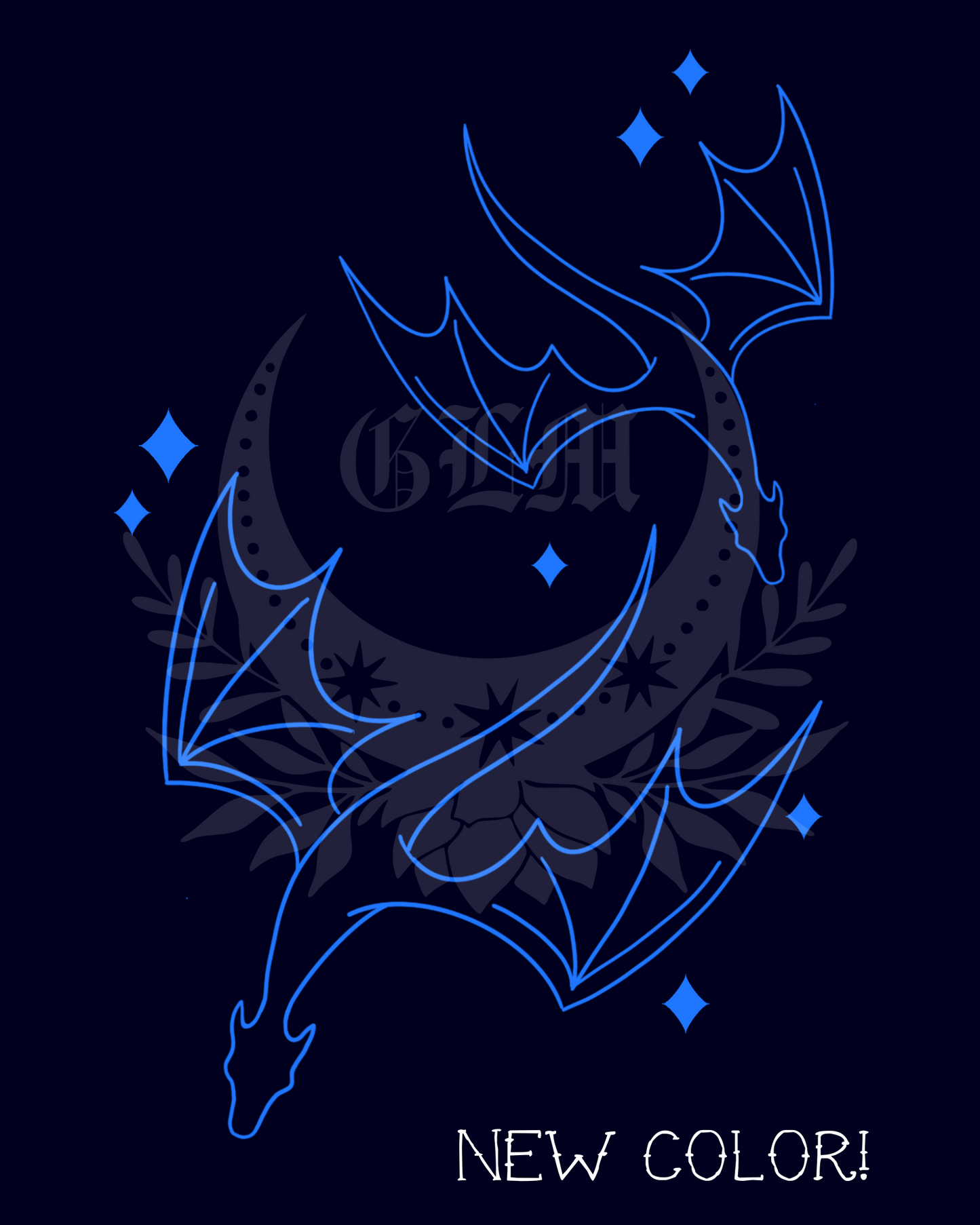Mother of Dragons Blue/Navy Crew