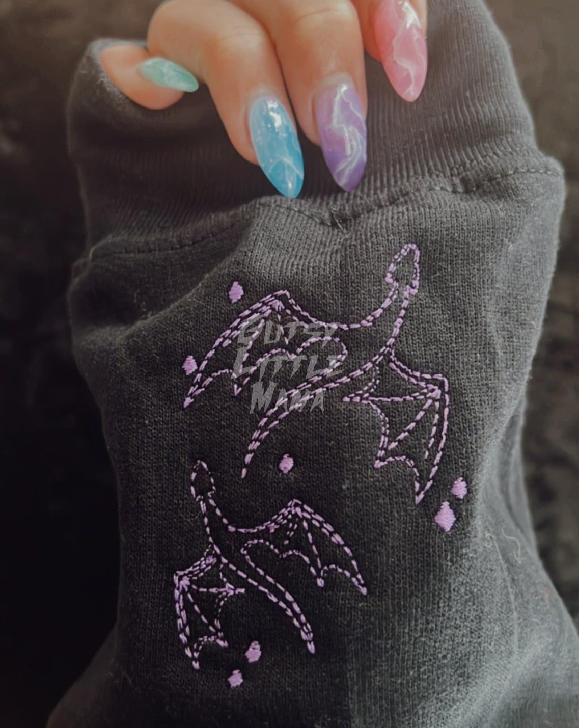 Mother of Dragons Purple/Black Crew