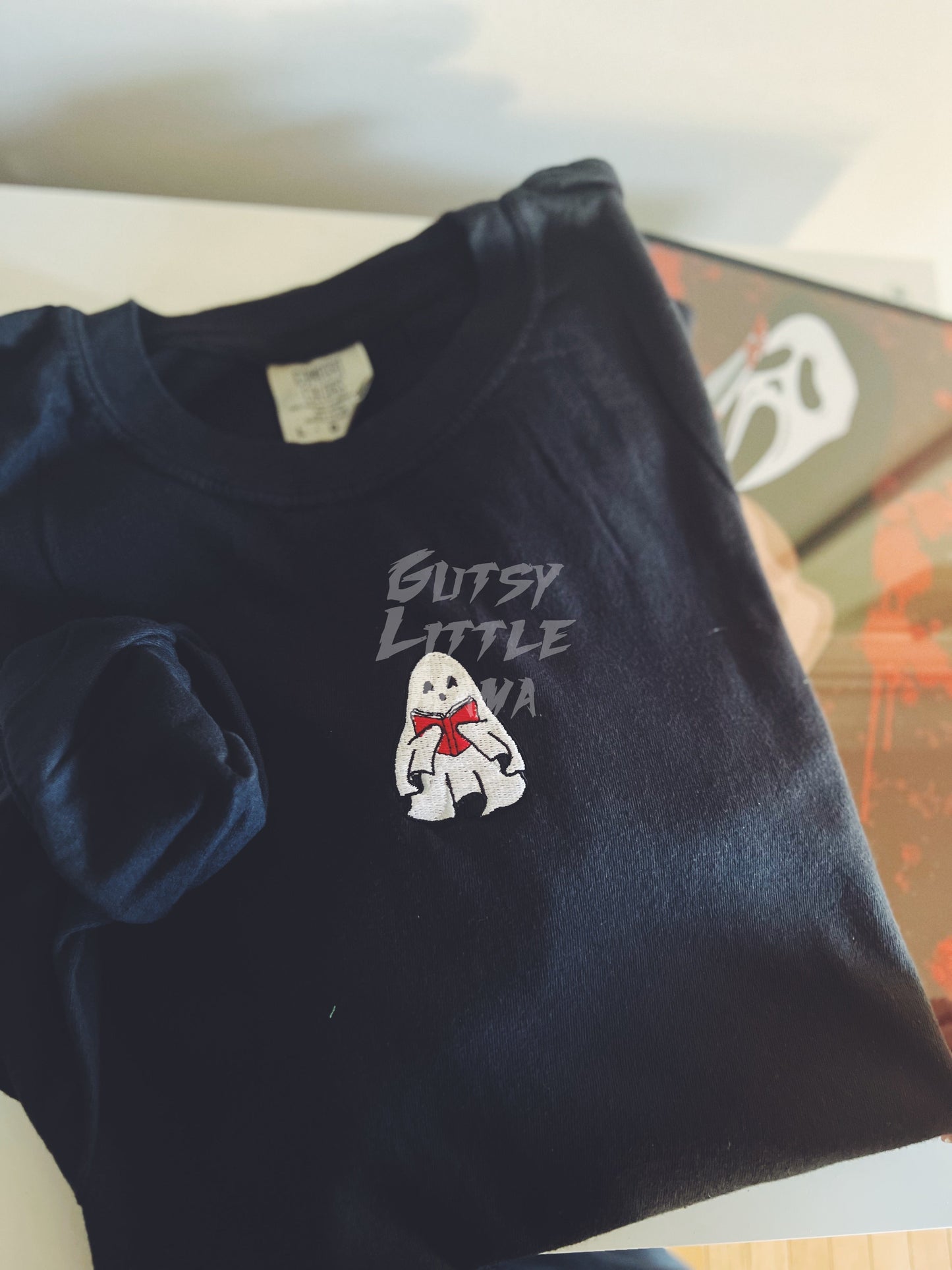 Bookish Ghoulie Comfort Colors Long-Sleeve