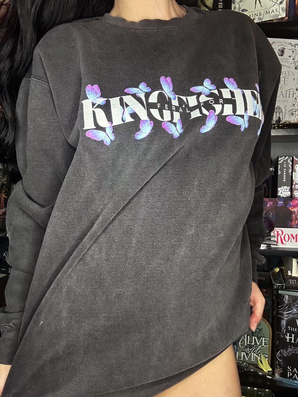 Feral For Kingfisher Comfort Colors Crew