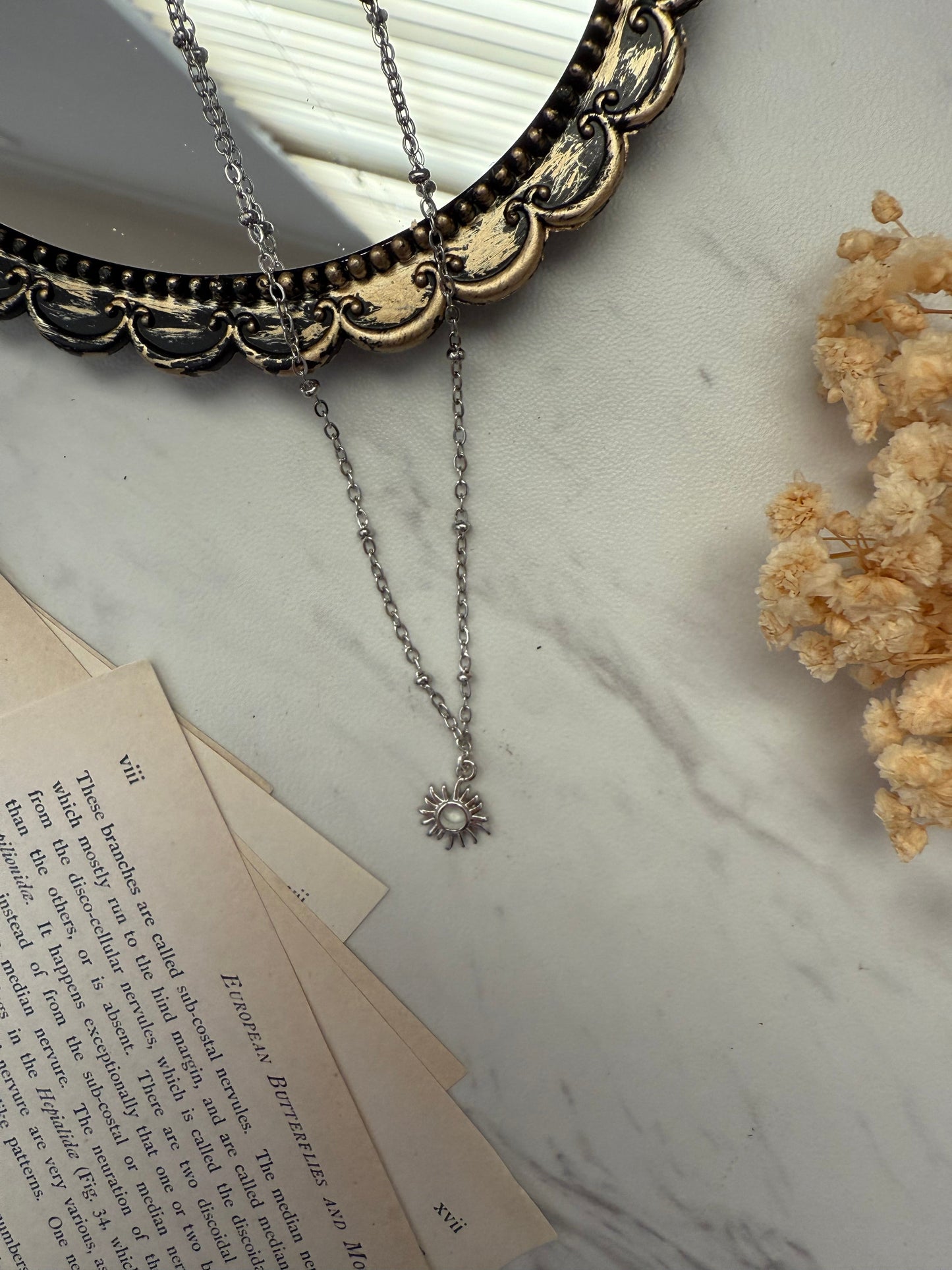 Silver My Golden Sun Necklace