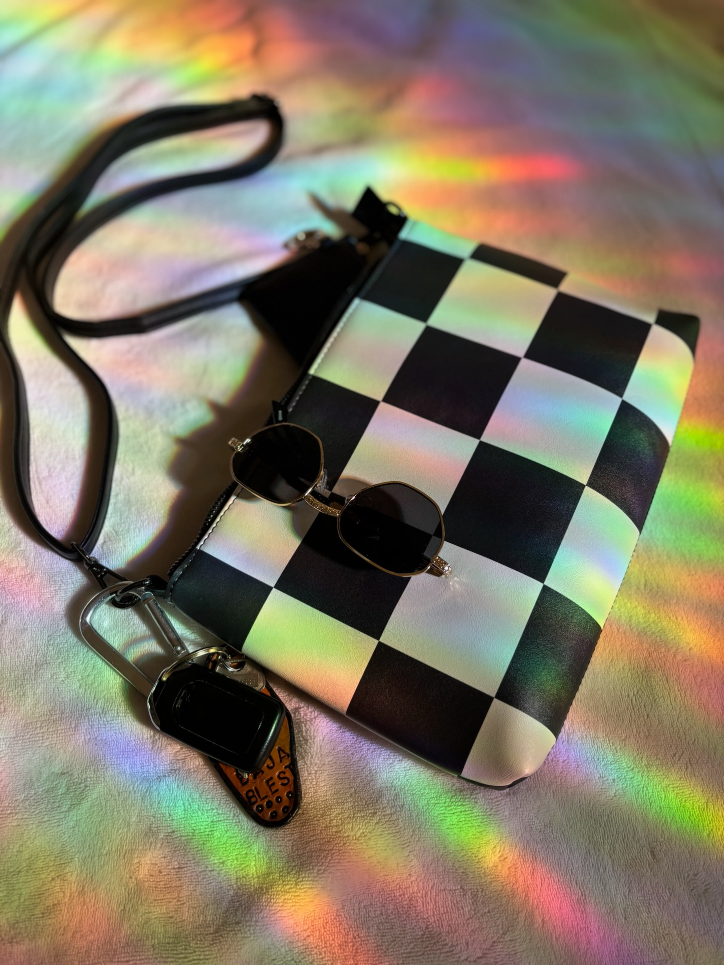 Checkered Luxe Crossbody bag