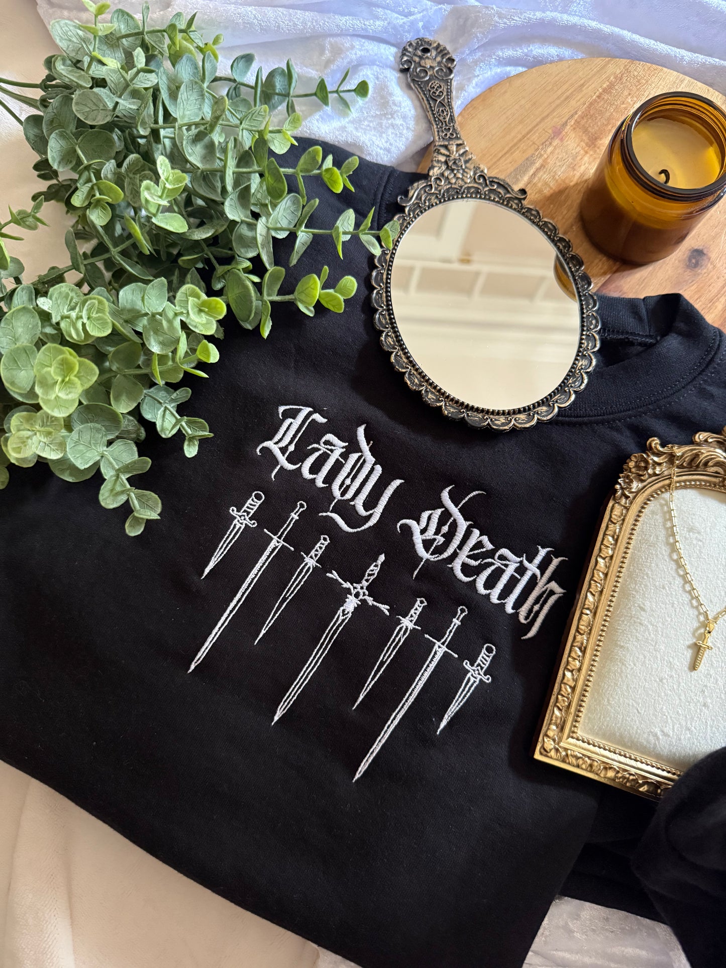 Lady Death Embroidered Sweatshirt