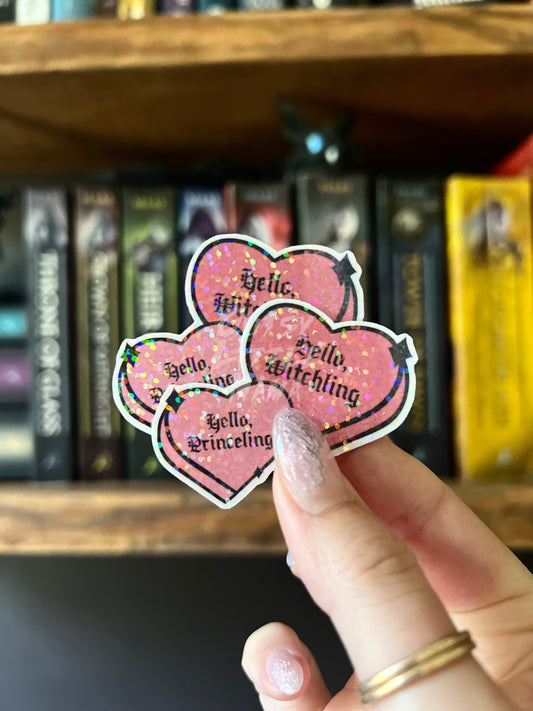 Hello, Witchling Hello, Princeling Sticker