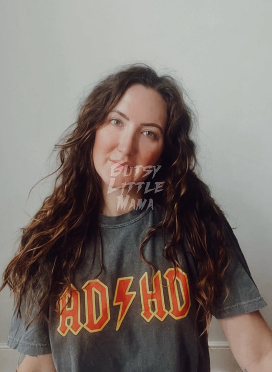 ADHD Band Tee - Red
