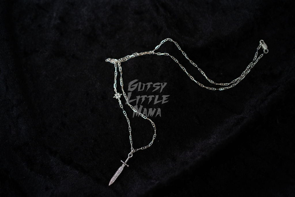 Nesta, Lady Death Fae & Fantasy Sterling Silver Necklace