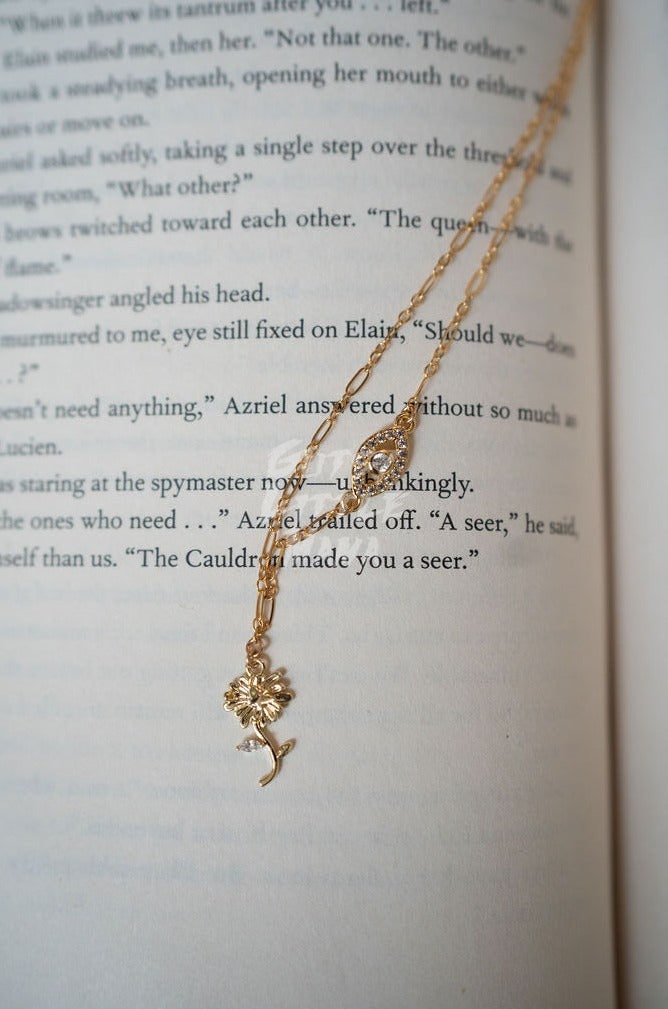 Elain, The Seer Fae & Fantasy Gold-Filled Necklace