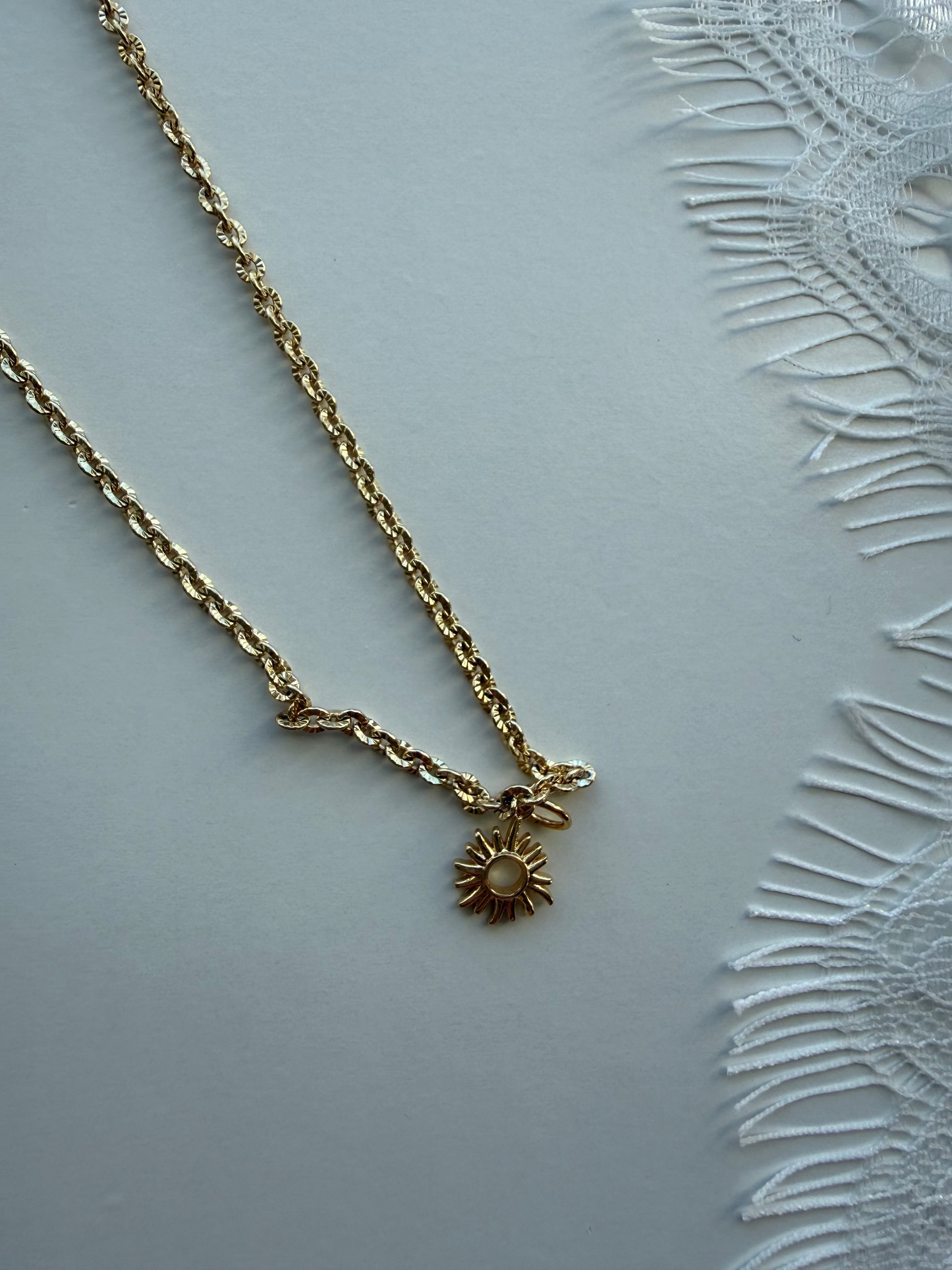 My Golden Sun Necklace (gold and silver) - The Ravenhood®