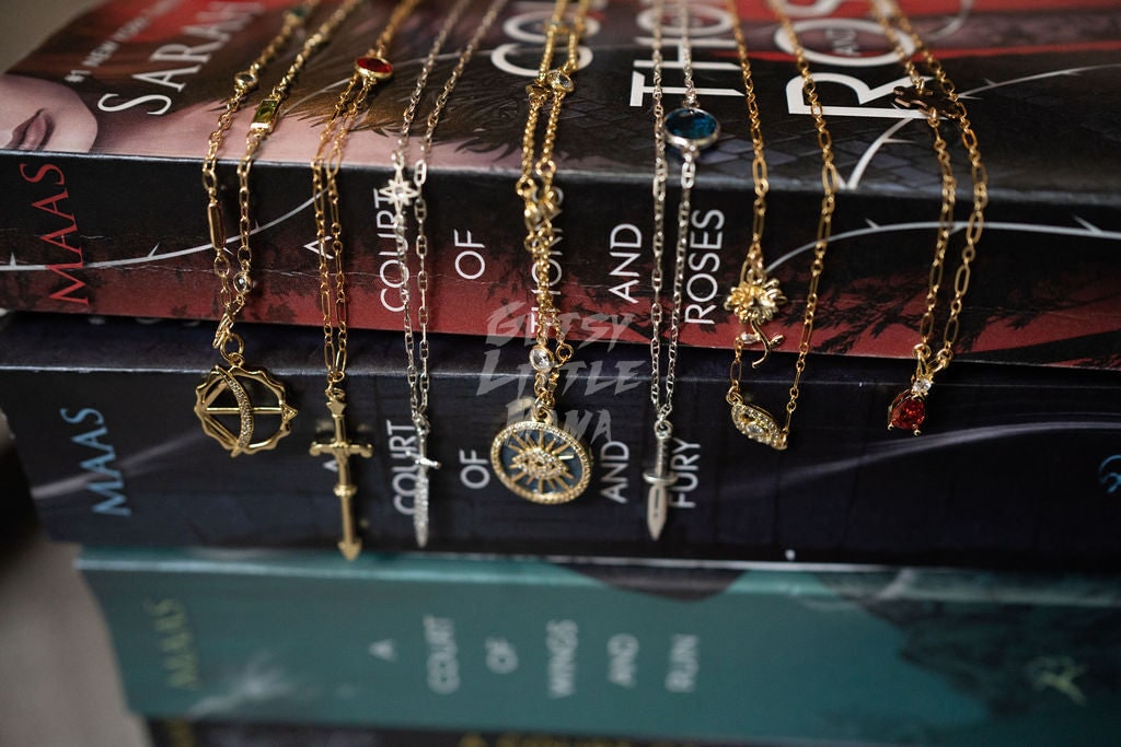 Cassian, Lord of Bloodshed Fae & Fantasy Gold-Filled Necklace