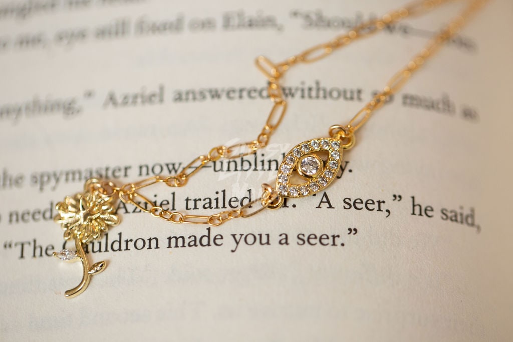 Elain, The Seer Fae & Fantasy Gold-Filled Necklace