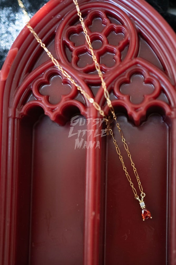 Amren, Tiny Ancient One Fae & Fantasy Gold-Filled Necklace