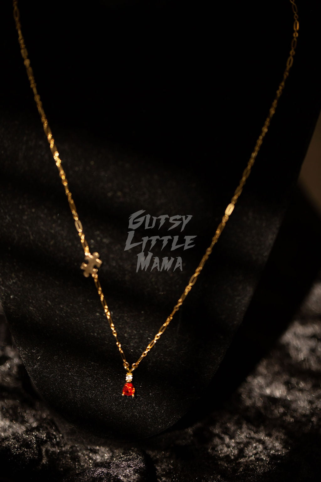 Amren, Tiny Ancient One Fae & Fantasy Gold-Filled Necklace