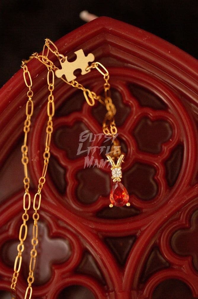 Amren, Tiny Ancient One Fae & Fantasy Gold-Filled Necklace