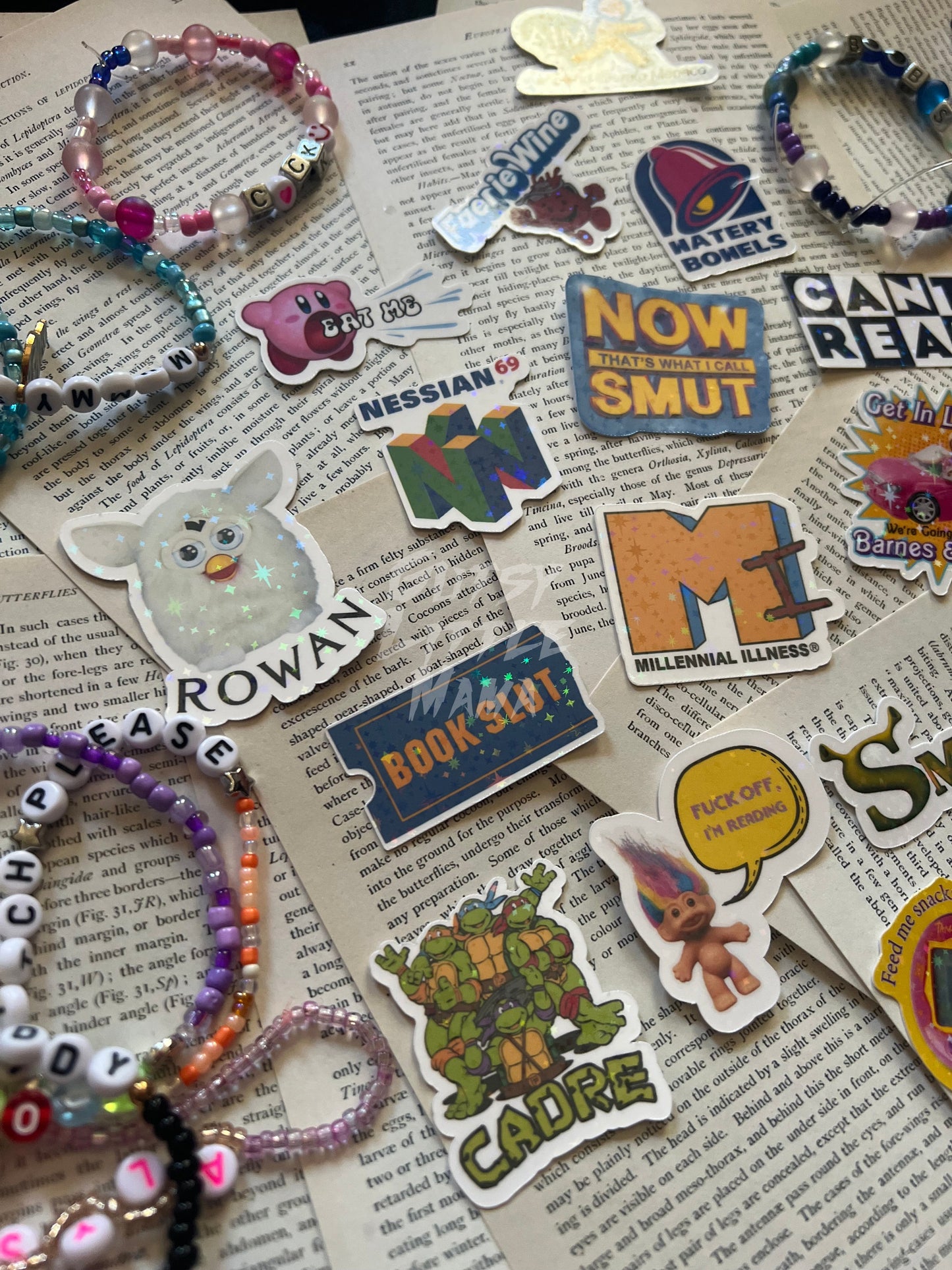 Millennial Illness Sticker Collection