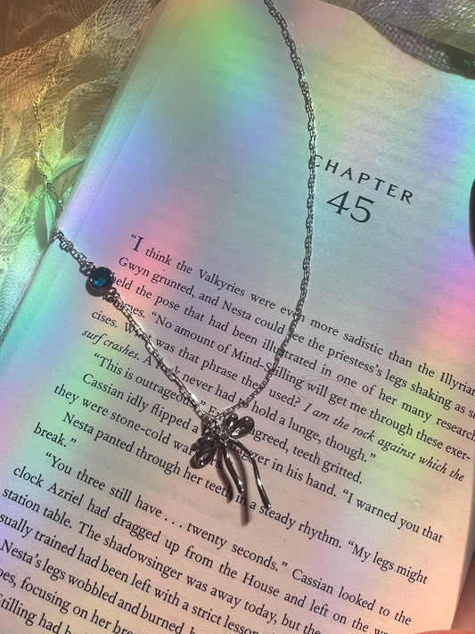 Gwyn Fae & Fantasy White Gold-Filled Necklace