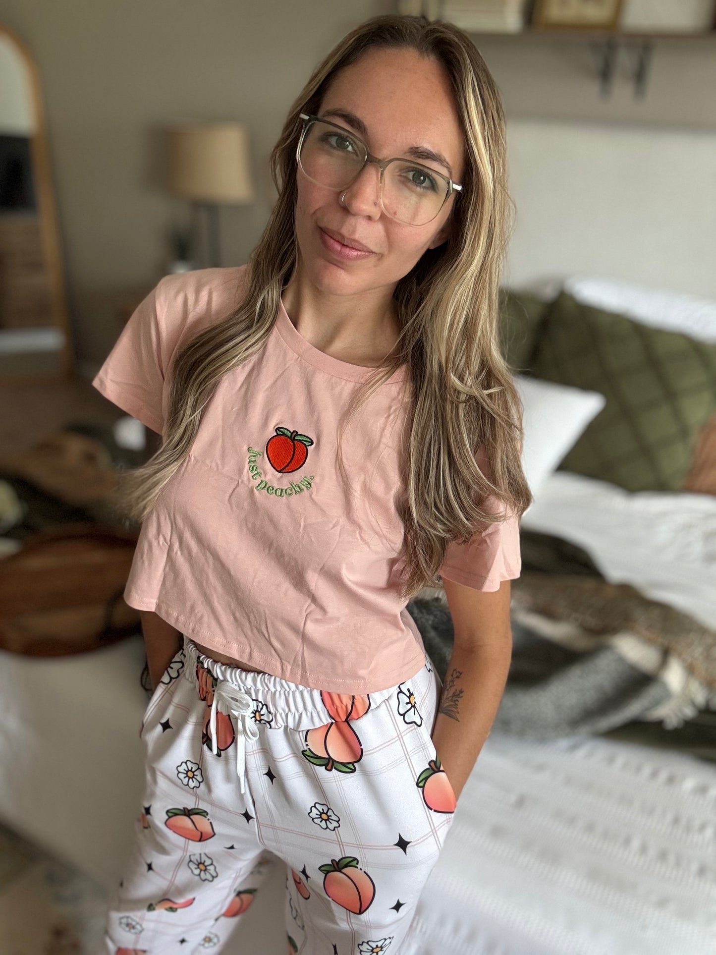 Just Peach Tee