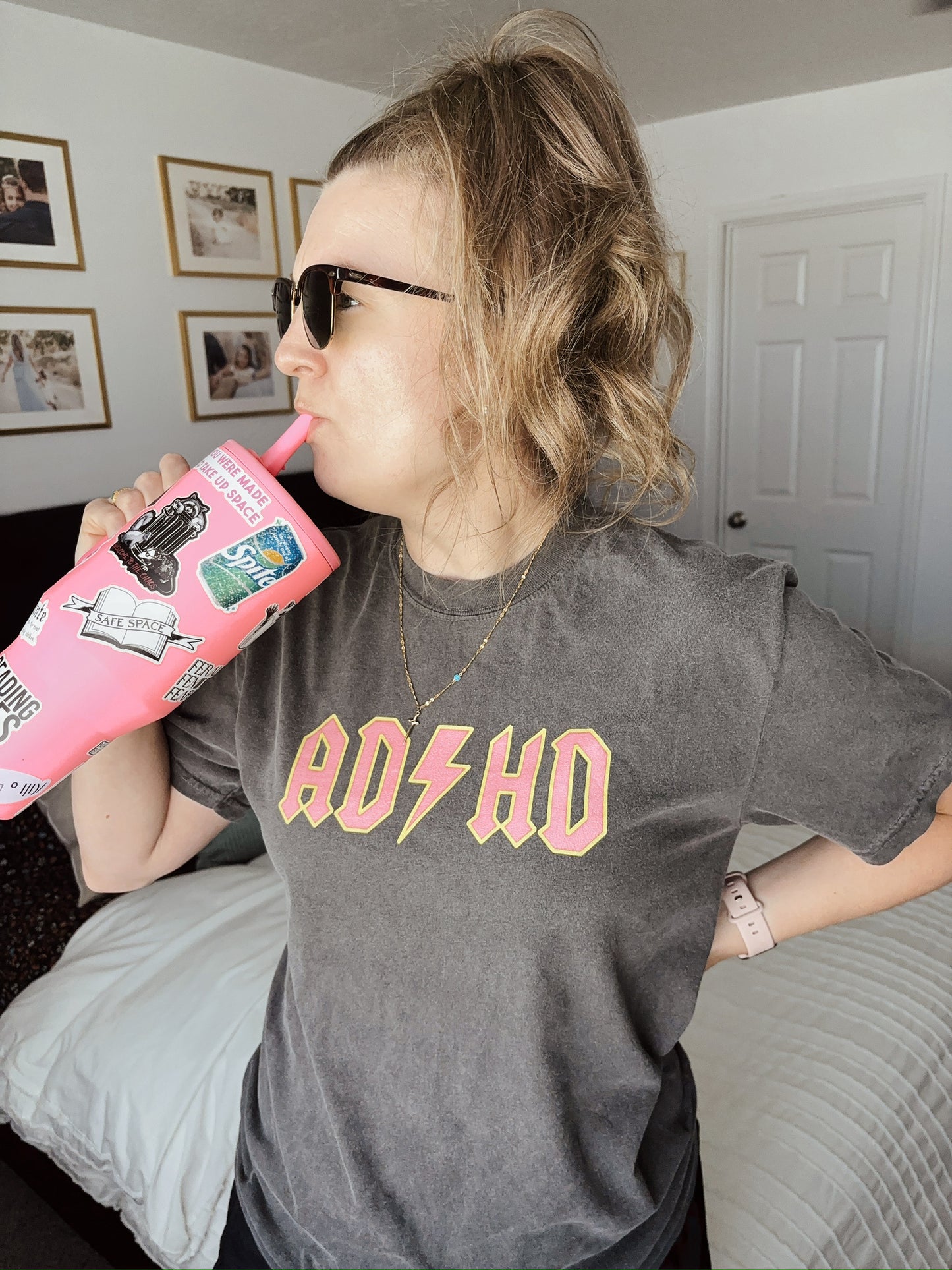 ADHD Tee - Pink