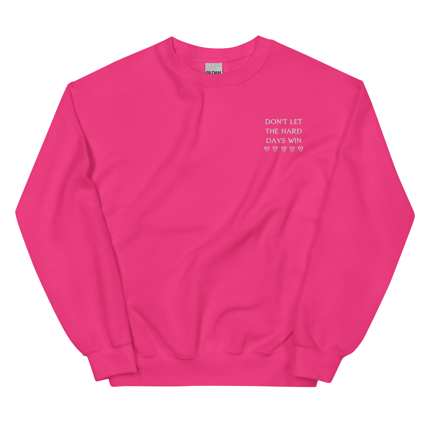 Hard Days Embroidered Crew
