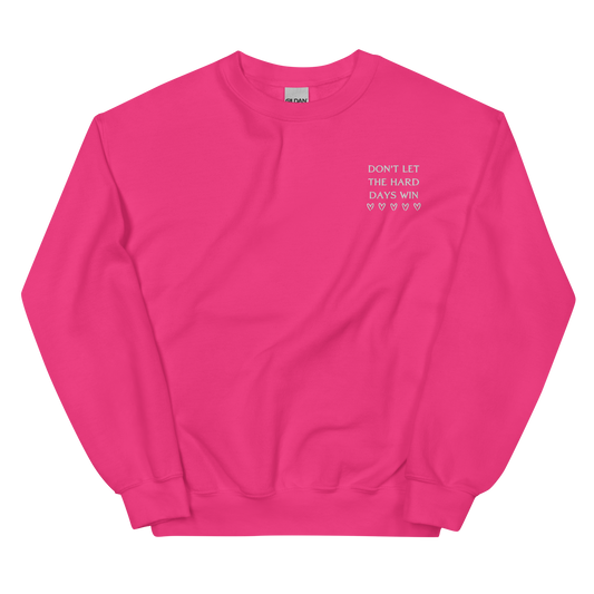 Hard Days Embroidered Crew