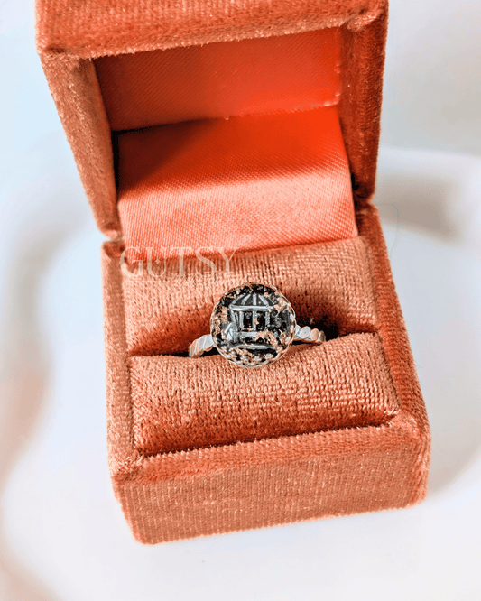 The Goldfinch Ring, Size 8 (Ready to Ship)