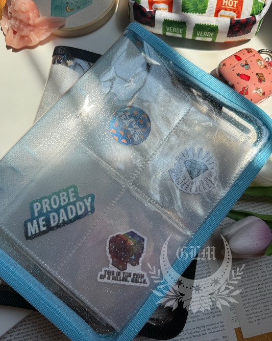 Zip Closure Sticker Book