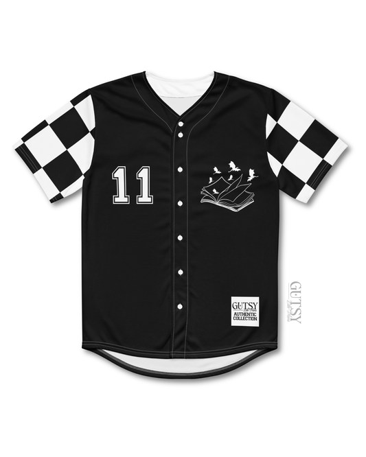 Emo Book Lover Baseball Jersey
