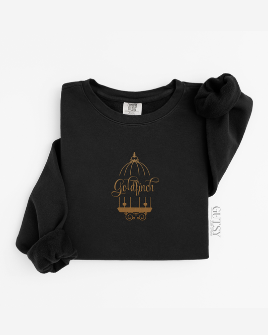 Goldfinch Embroidered Crewneck Sweater