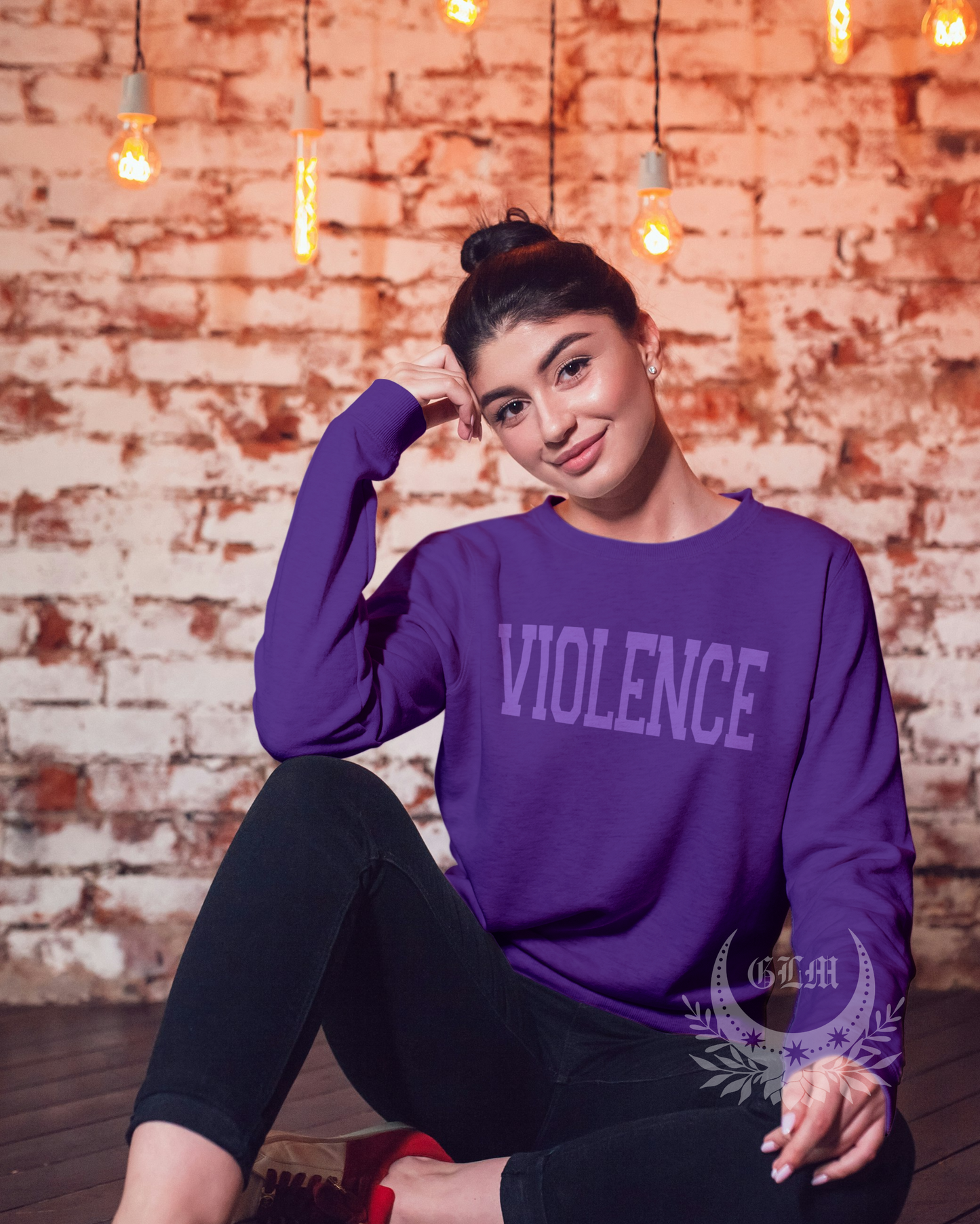 Embroidered Violence Sweatshirt