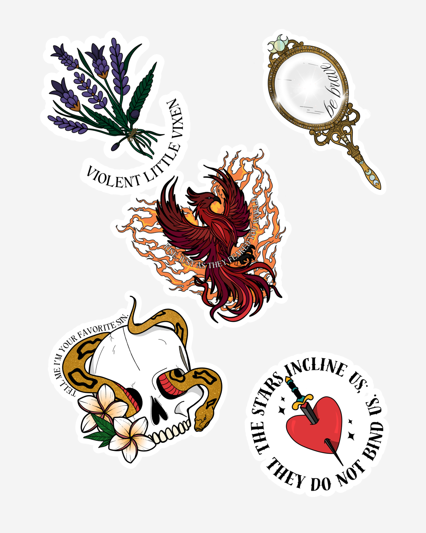 Kingdom of the Wicked Stickers