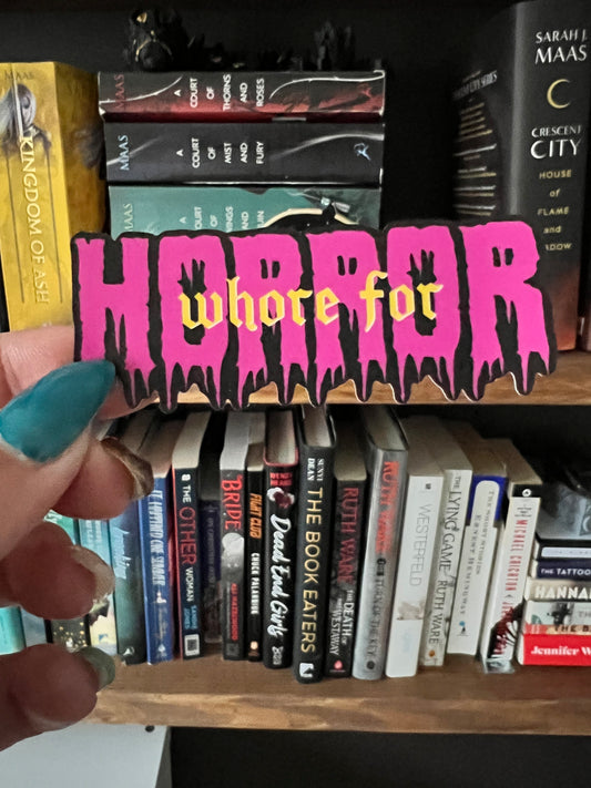 Whore for Horror Sticker