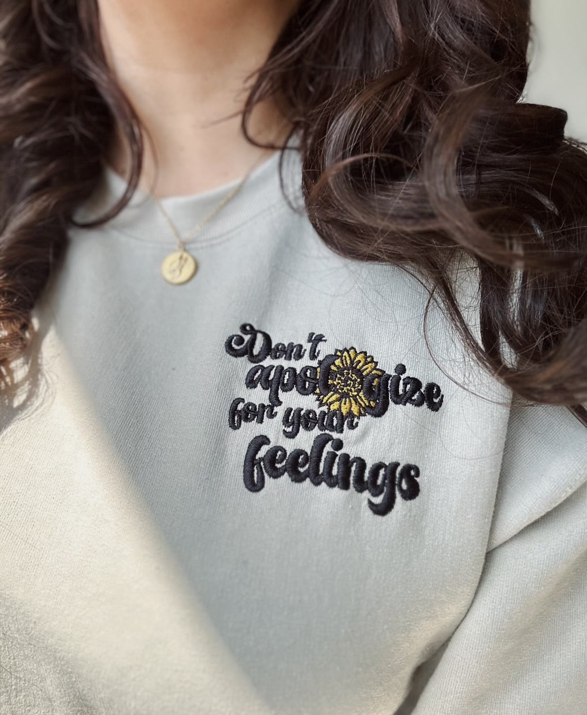 GLM x Erin Don’t Apologize for your Feelings Sweatshirt