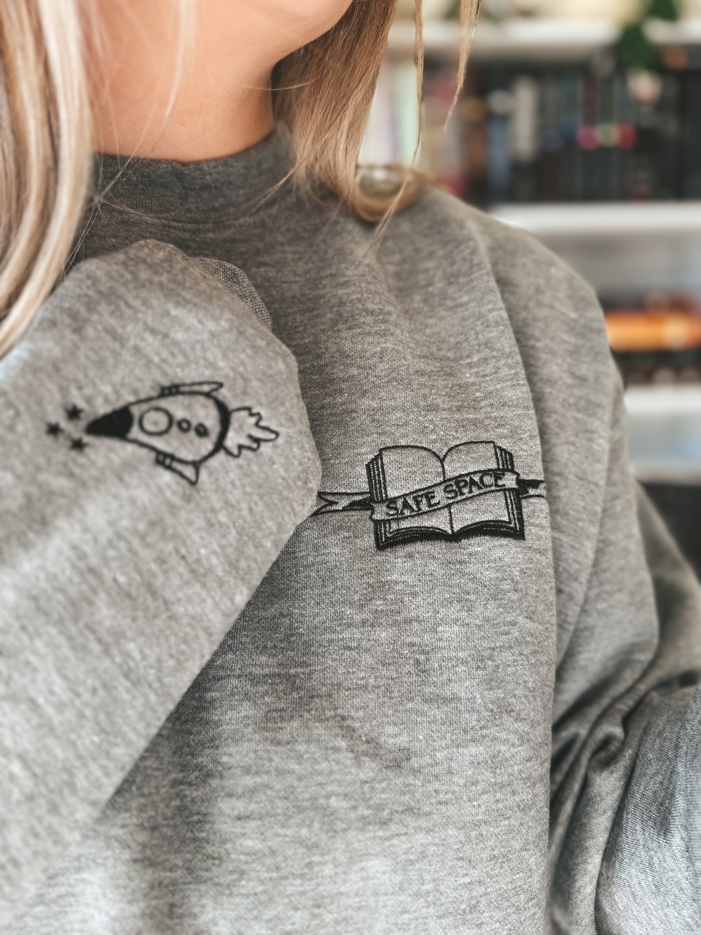 GLM x Taylor Reads Safe Space Luxe Sweatshirt