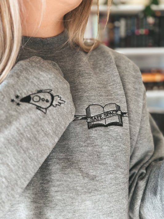 GLM x Taylor Reads Safe Space Luxe Sweatshirt