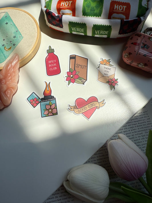 Spicy Reader Stickers