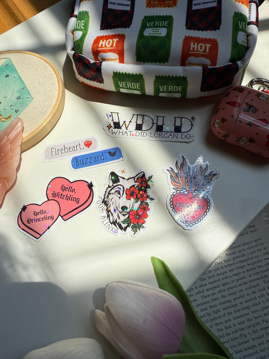 Throne of Glass Stickers