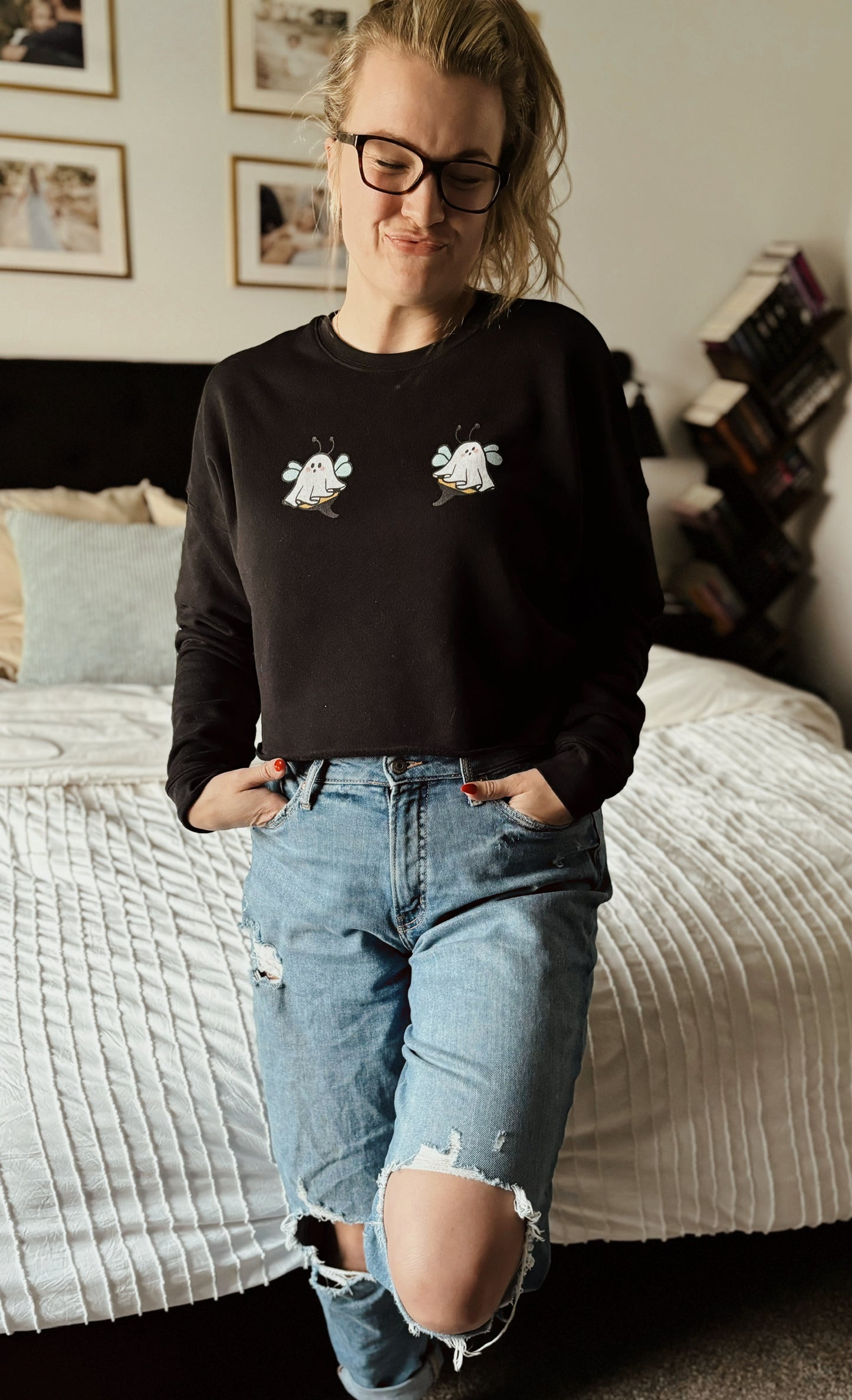 BooBees Crop Sweatshirt