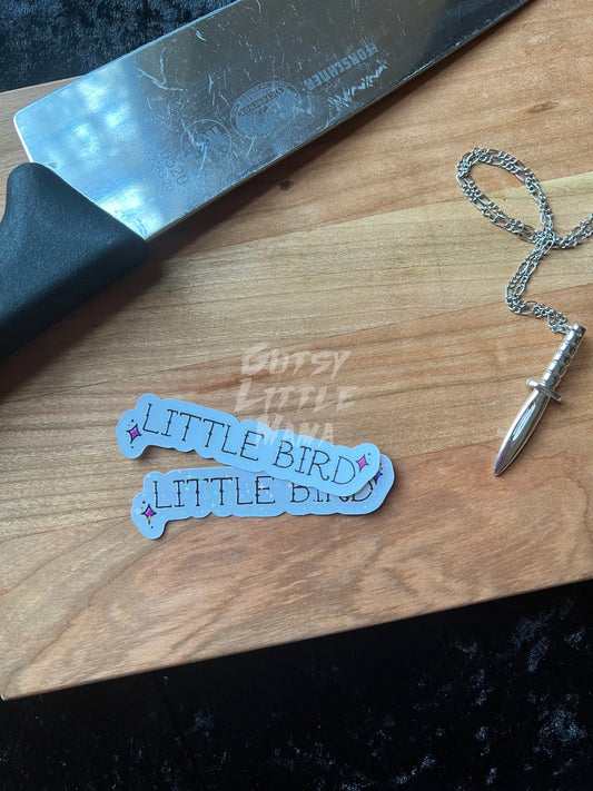 Little Bird Butcher & Blackbird Sticker