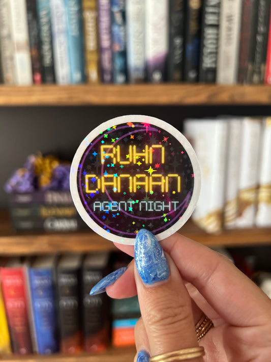 Ruhn Danaan Agent Night Sticker