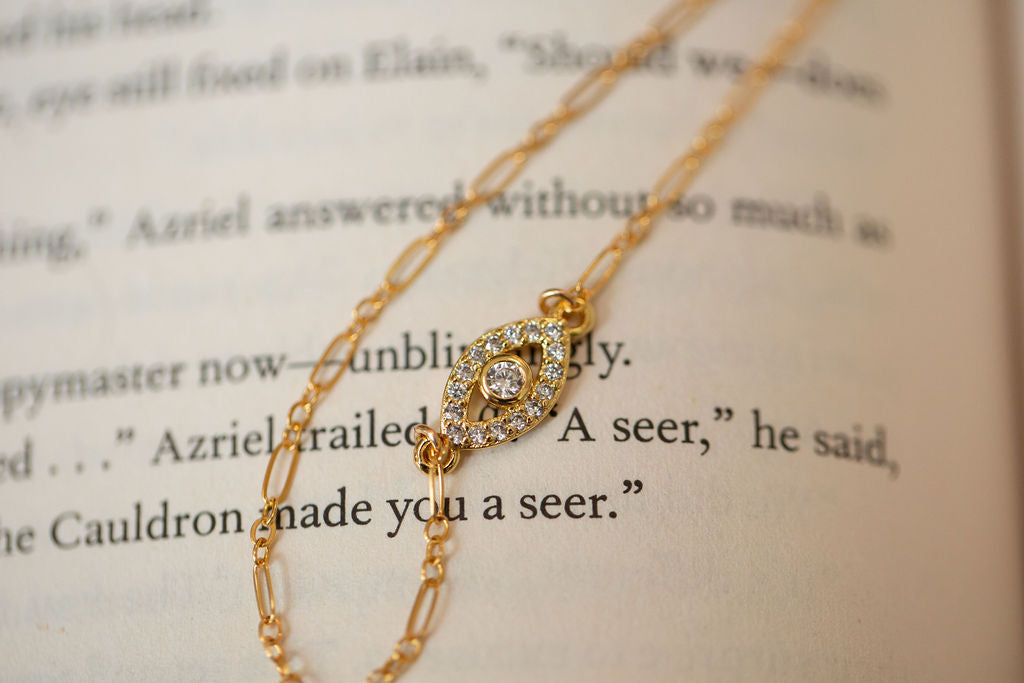 Elain, The Seer Fae & Fantasy Gold-Filled Necklace