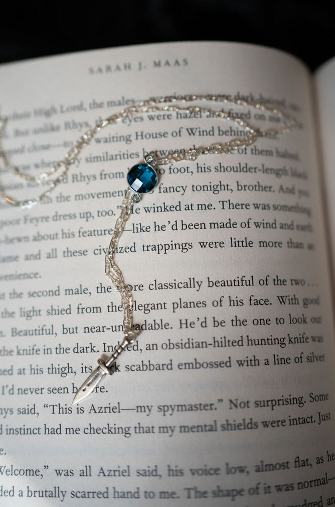 Azriel, The Shadowsinger Fae & Fantasy Sterling Silver Necklace