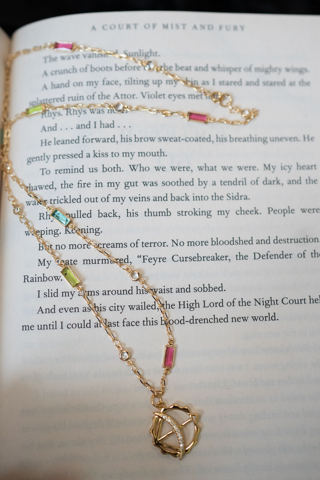 Feyre Cursebreaker Fae & Fantasy Gold-Filled Necklace