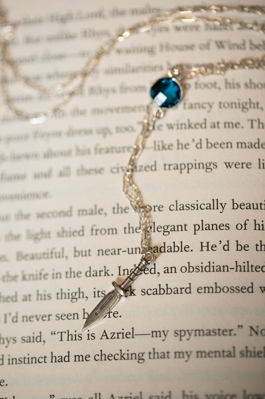 Azriel, The Shadowsinger Fae & Fantasy Sterling Silver Necklace