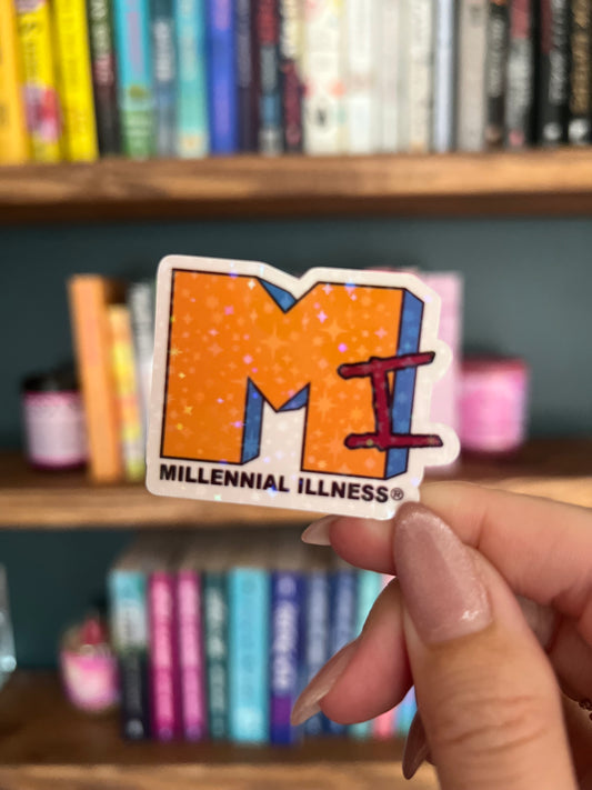 Millennial Illness Sticker