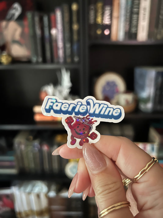 Oh Yeah Faerie Wine Kindle Sticker