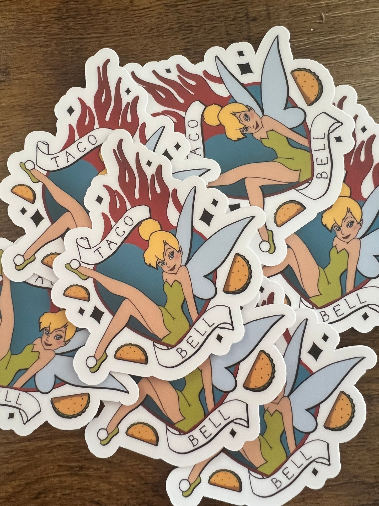 Taco Bell Princess Sticker