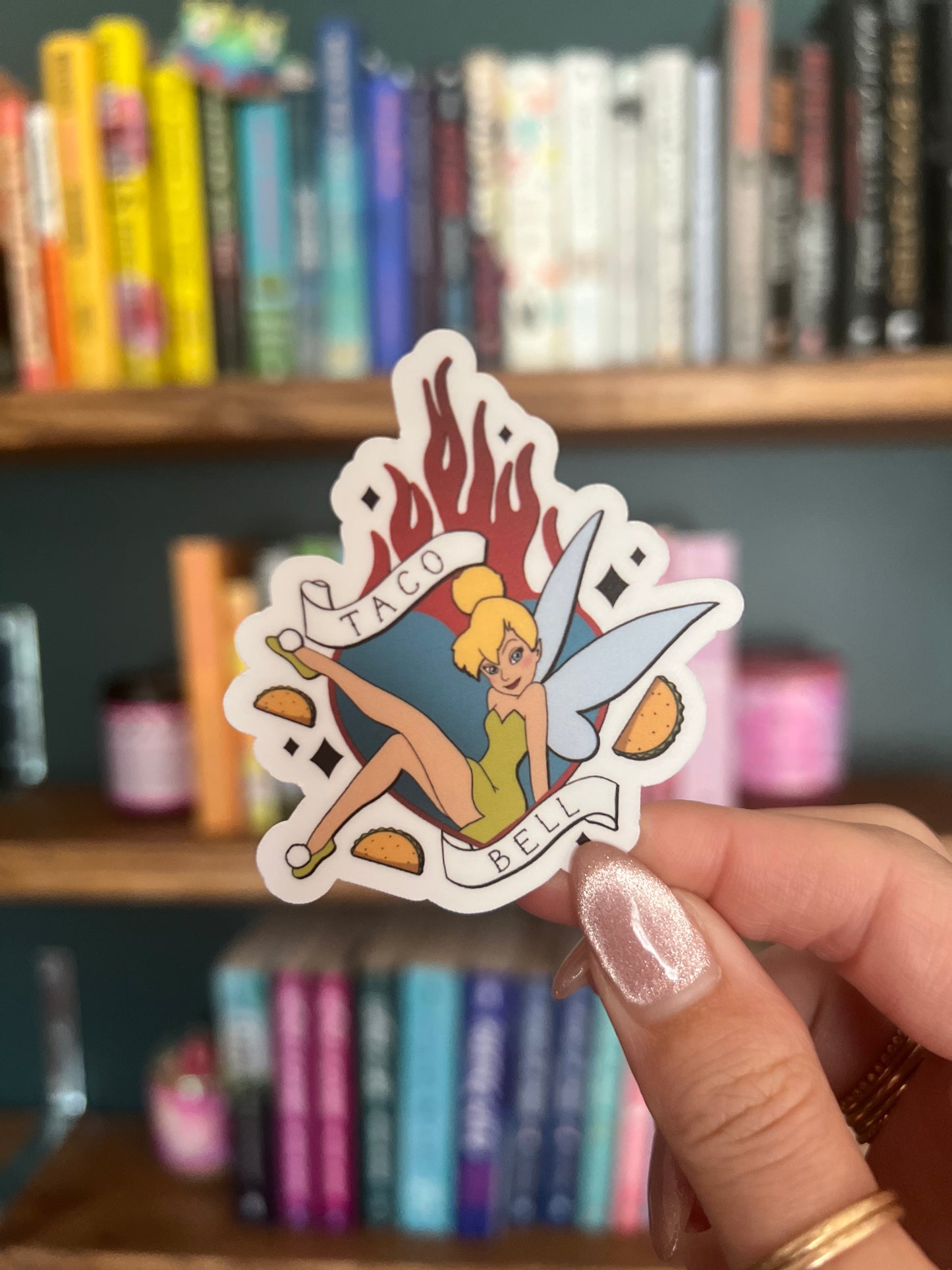 Taco Bell Princess Sticker