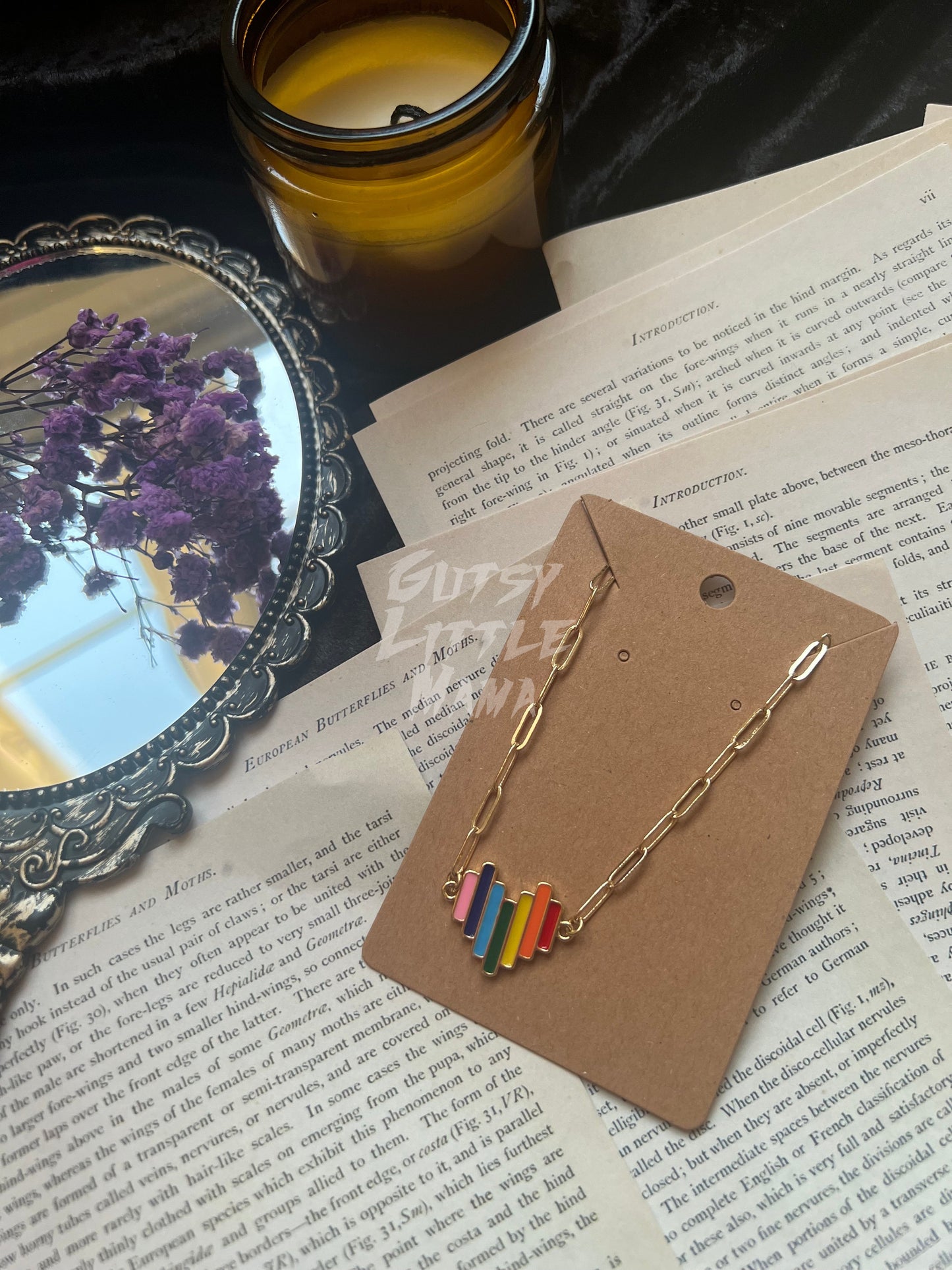 Rainbow Heart Necklace