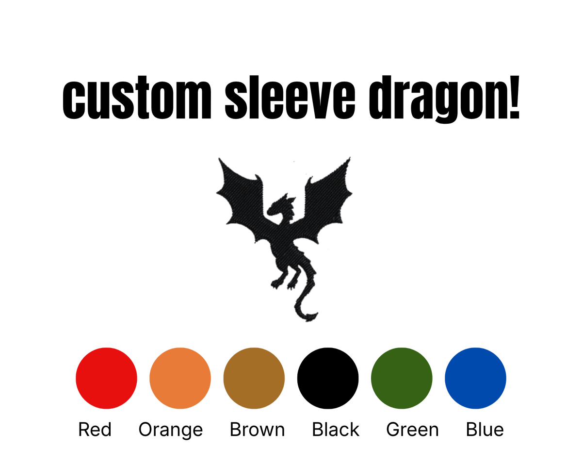 Catch Em All Embroidered Dragon Crew