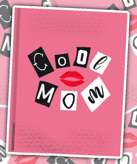 Libro Cool Mom Burn Pegatina